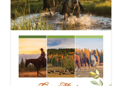 Dude Ranch Foundation Rack Card